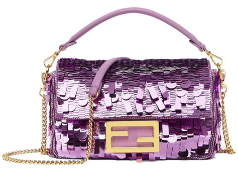 fendi sequin baguette vintage|farfetch fendi baguette.